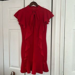 Gorgeous red dress size medium flowy arms and bottom of skirt.